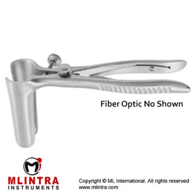 Sims Rectal Speculum With Fiber Optic Illumination Stainless Steel, 15.5 cm - 6"
